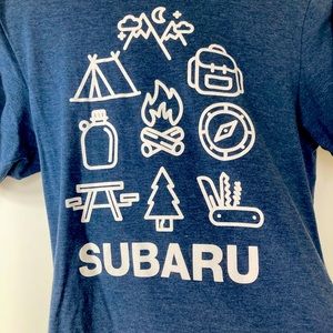 Subaru Tshirt made in Canada ethical brand
